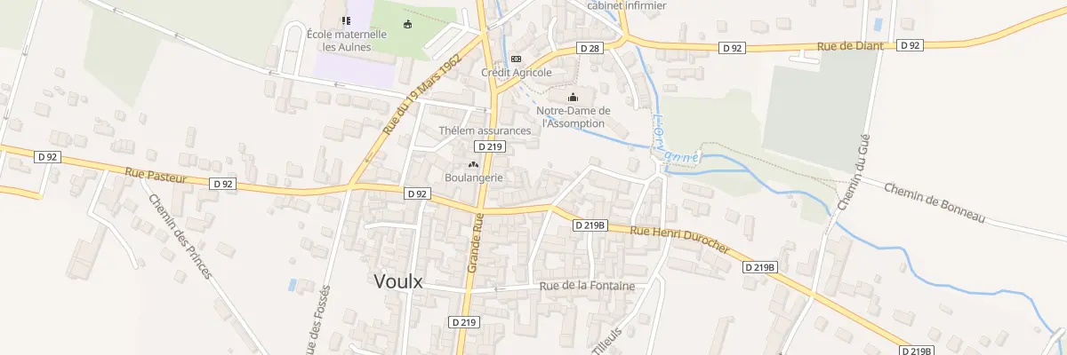 Plan du 11 Rue Henri Durocher à Voulx