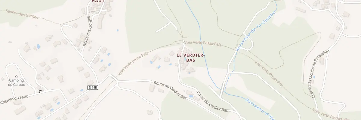 Plan du 5082 Verdier-Bas à Mons