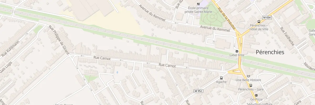 Plan du 68 Rue Carnot à Pérenchies