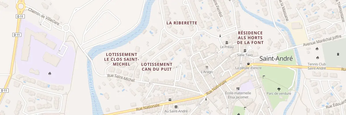 Plan du 6 Rue des Micocouliers à Saint-André