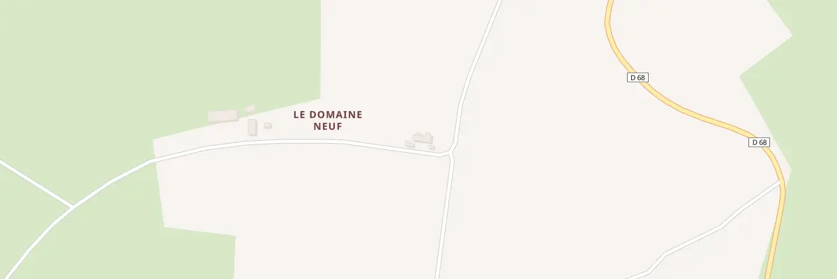 Plan du 3 Domaine Neuf à Buxières-les-Mines