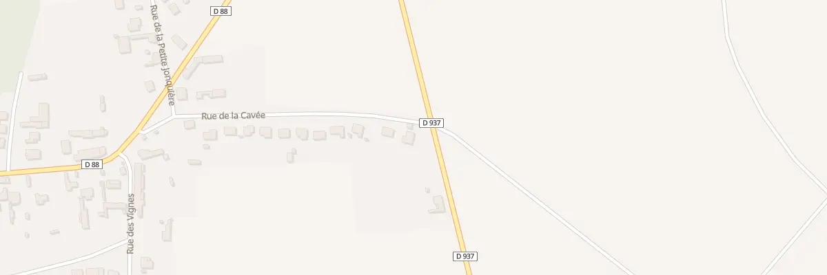 Plan du 22 Rue de la Cavée à Mesnil-Bruntel