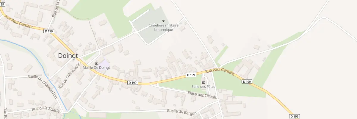 Plan du 47 Rue Paul Gamant à Doingt