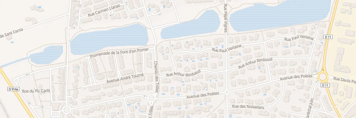 Plan du 35 Rue Paul Verlaine à Elne