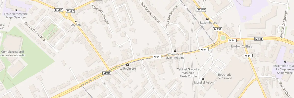Plan du 41 Rue du Gen de Gaulle à Hallennes-lez-Haubourdin