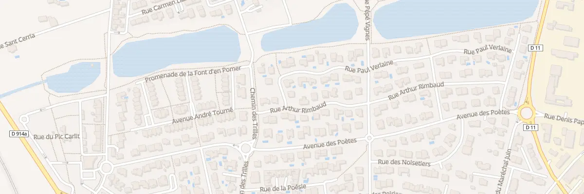 Plan du 37 Rue Paul Verlaine à Elne