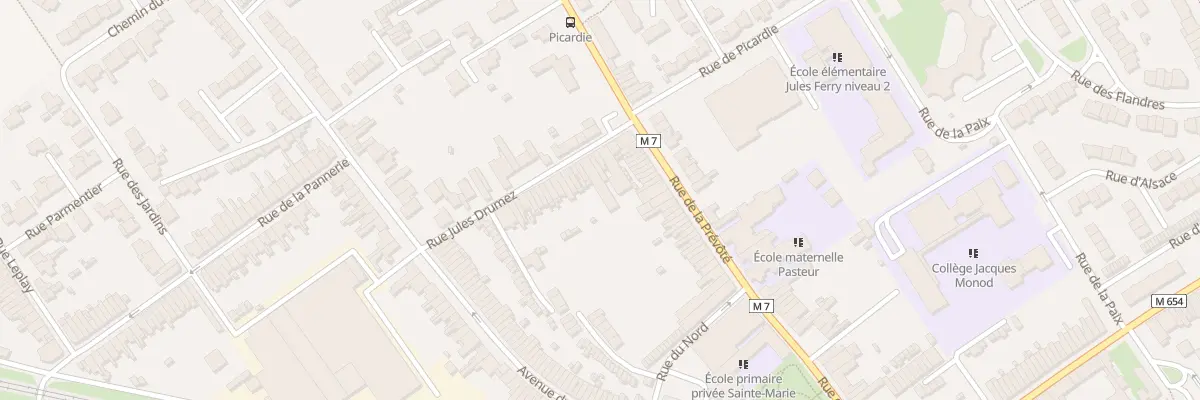 Plan du 13 Rue Jules Drumez à Pérenchies