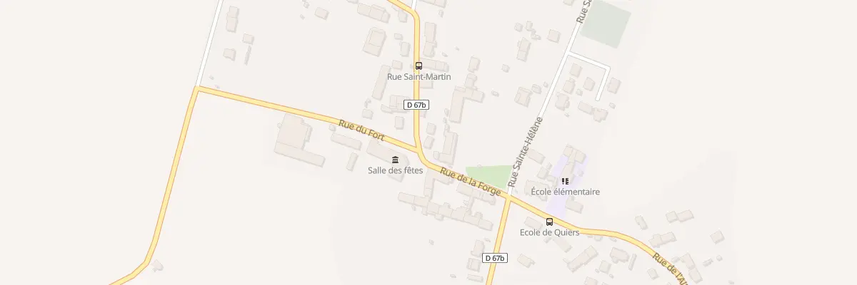 Plan du 6 Rue de Saint Martin à Quiers