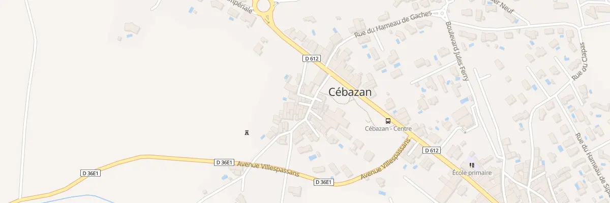 Plan du 2 Imp de l’Arceau à Cébazan