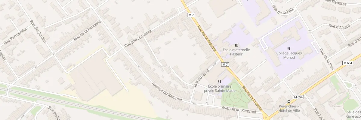 Plan du 69 Rue de la Prévôté à Pérenchies