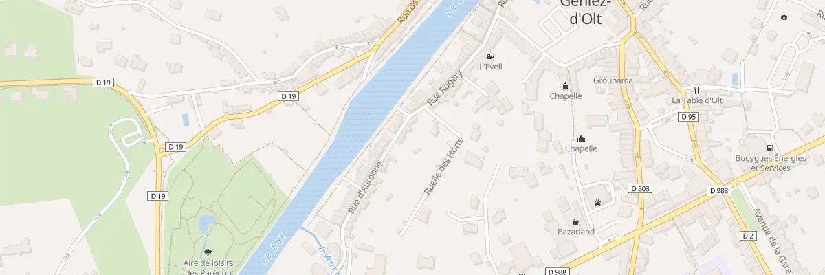 Plan du 45 Rue d’Auronne à Saint Geniez d’Olt et d’Aubrac