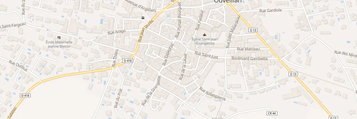 Plan du 8 Rue Sarvisse à Ouveillan