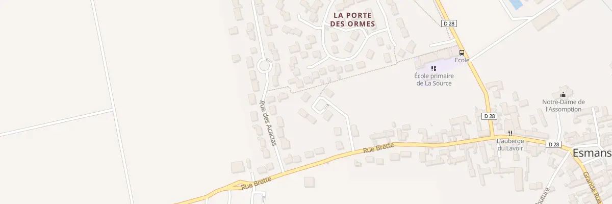 Plan du 2 Pl des Vignes à Esmans