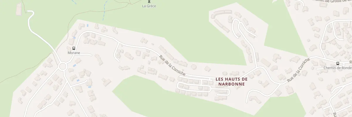 Plan du 50 Rue de la Corniche à Narbonne