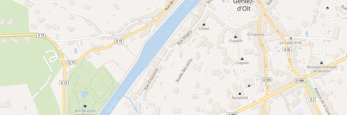 Plan du 43 Rue d’Auronne à Saint Geniez d’Olt et d’Aubrac