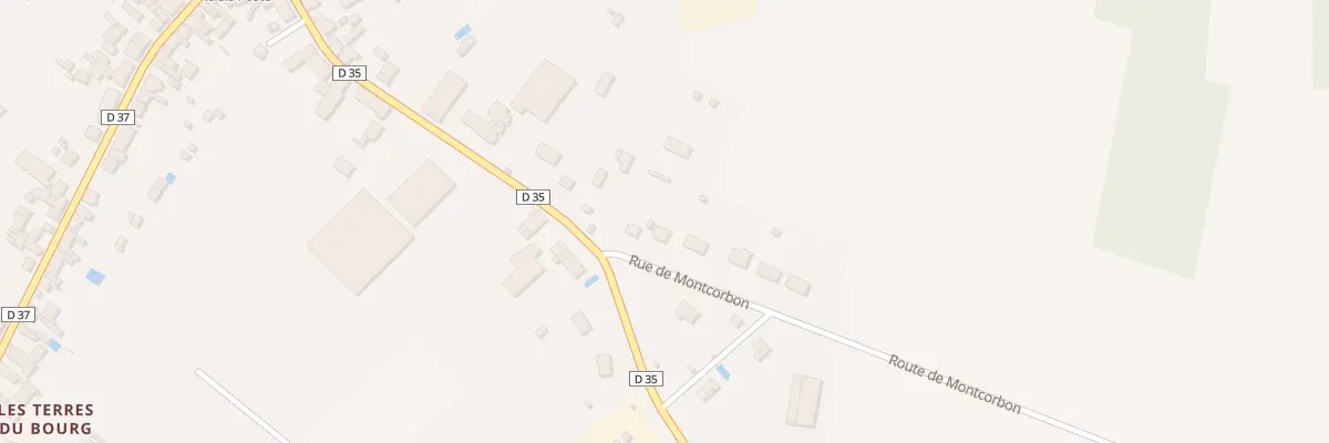 Plan du 3 Rte de Montcorbon à Chuelles