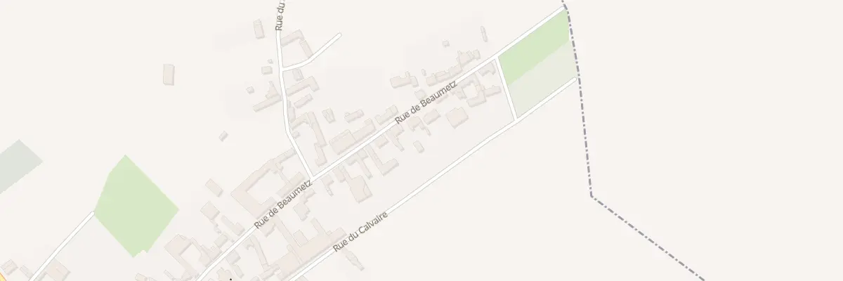 Plan du 33 Rue de Beaumetz à Lebucquière