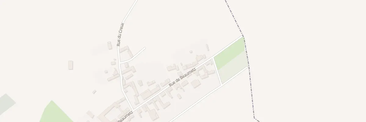 Plan du 36 Rue de Beaumetz à Lebucquière