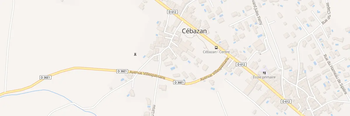 Plan du 6 Imp du Puits à Cébazan