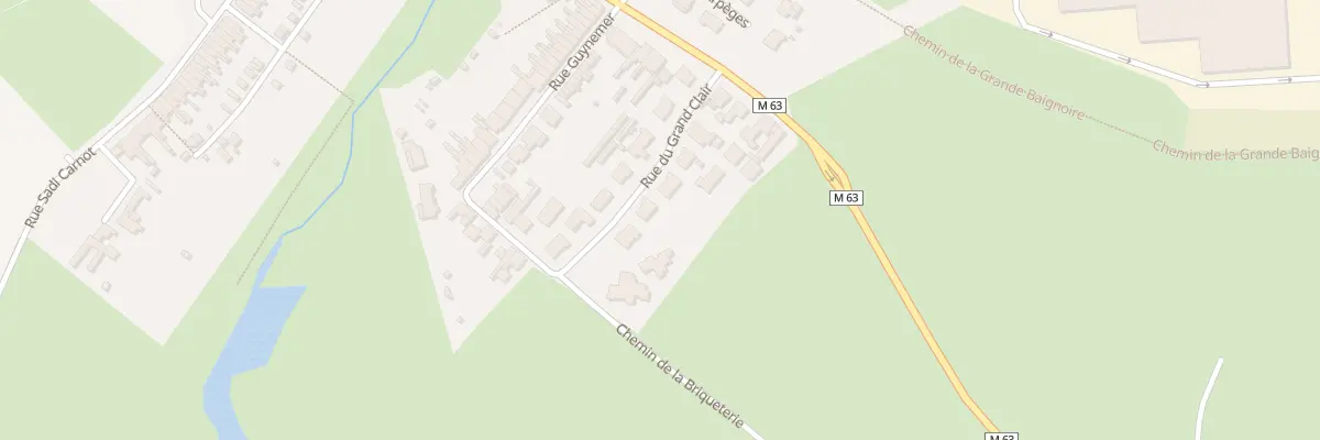 Plan du 7 Rue du Grand Clair à Santes