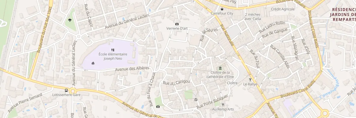 Plan du 16 Rue Constantin à Elne