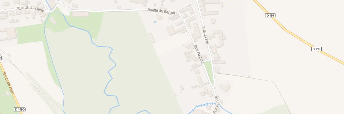 Plan du 12 Rue Pasteur à Doingt
