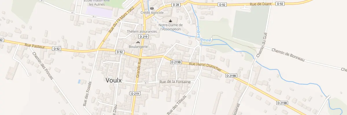 Plan du 17 Rue Henri Durocher à Voulx