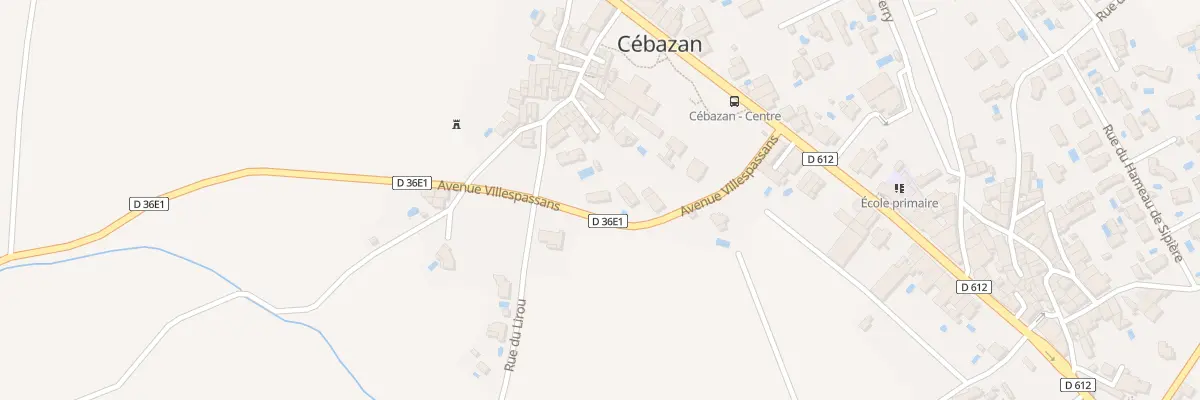 Plan du 12T Av de Villespassans à Cébazan