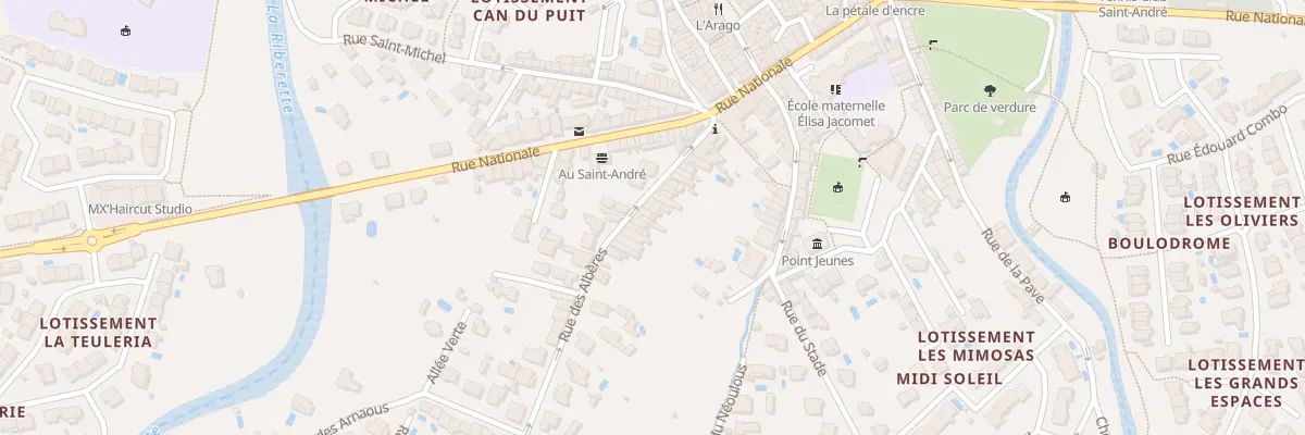 Plan du 22B Rue des Alberes à Saint-André