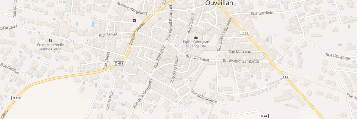 Plan du 3 Rue de la Lauze à Ouveillan