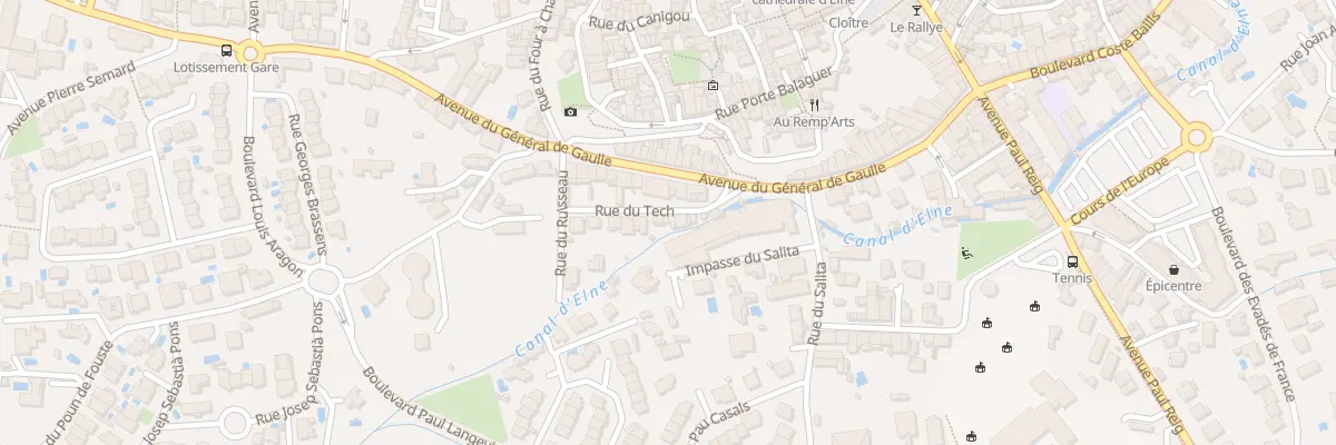 Plan du 5 Rue du Tech à Elne