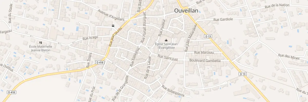 Plan du 2 Pl Rouquier à Ouveillan
