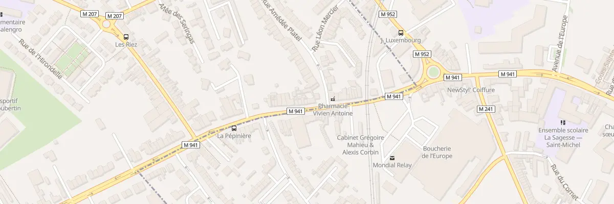 Plan du 21 Rue du Gen de Gaulle à Hallennes-lez-Haubourdin
