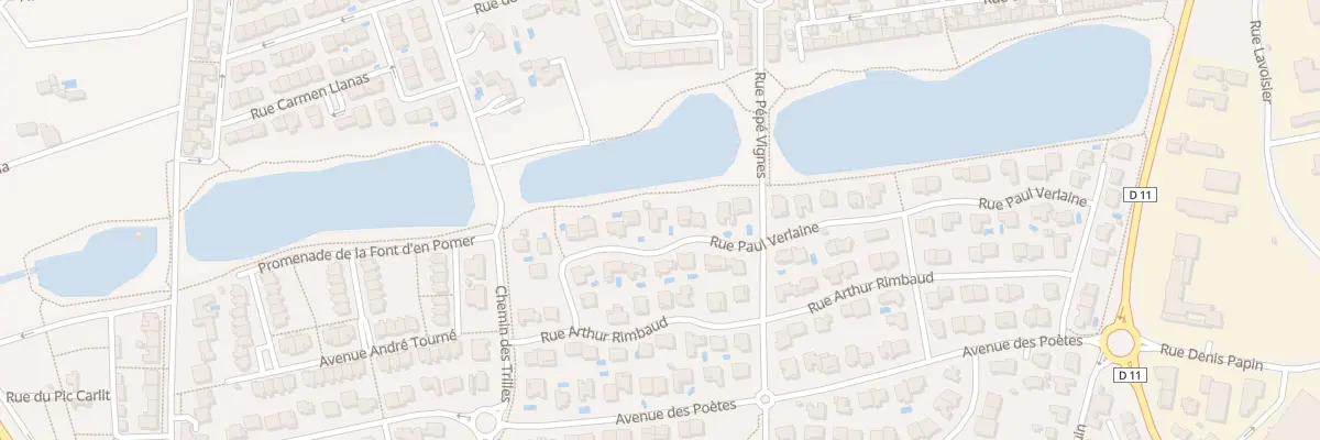 Plan du 54 Rue Paul Verlaine à Elne