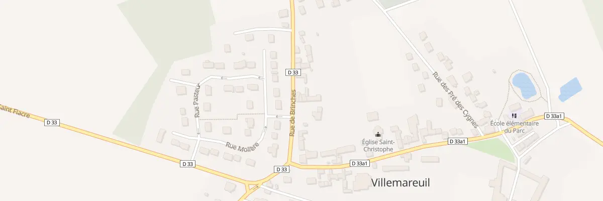 Plan du 12 Rue de Brinche à Villemareuil