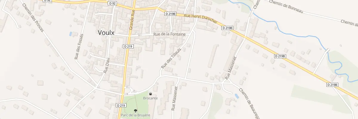 Plan du 3 Rue des Tilleuls à Voulx