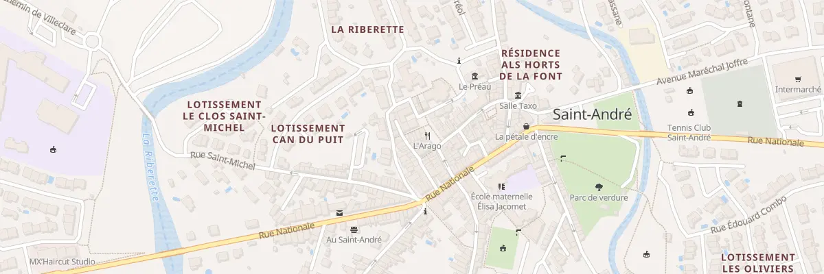 Plan du 11 Rue de la Paix à Saint-André