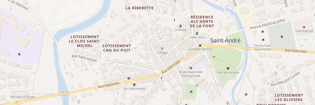 Plan du 7 Rue de la Paix à Saint-André