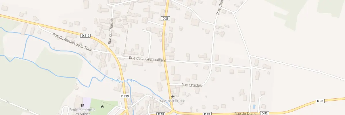 Plan du 10 Rte de Montmachoux à Voulx