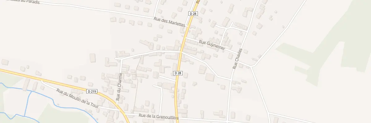 Plan du 24 Rte de Montmachoux à Voulx