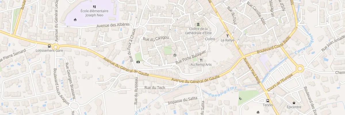 Plan du 44 Imp de Rovira à Elne