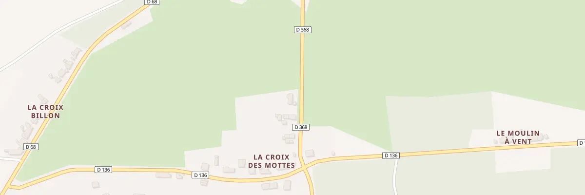 Plan du 19 La Croix des Mottes à Buxières-les-Mines