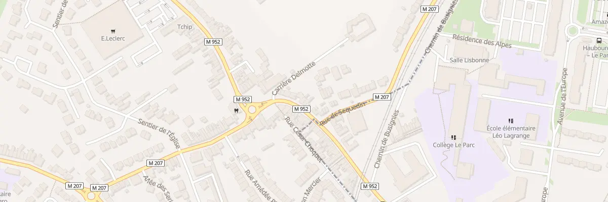 Plan du 10 Rue Alphonse Castelin à Hallennes-lez-Haubourdin