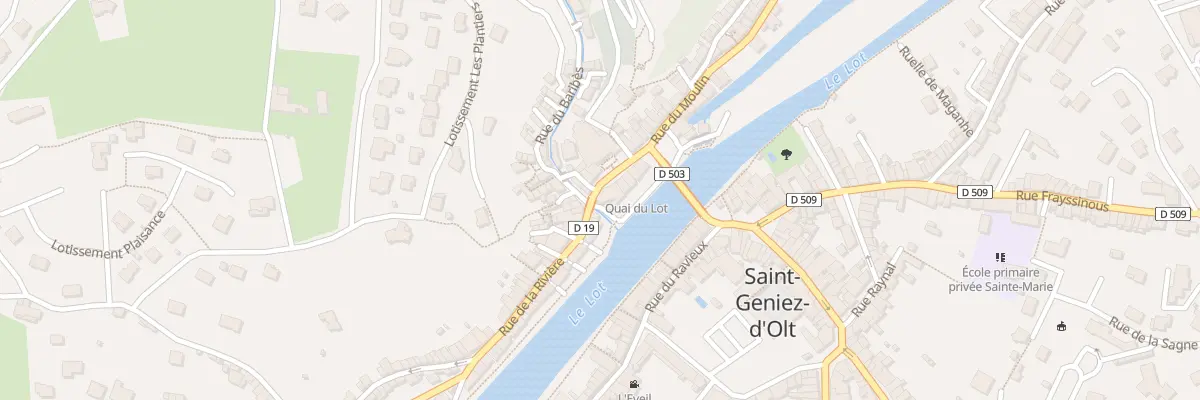 Plan du 11 Place de la Halle à Saint Geniez d’Olt et d’Aubrac