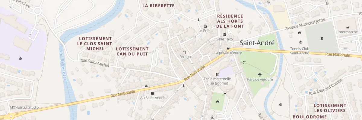 Plan du 5 Rue du Printemps à Saint-André
