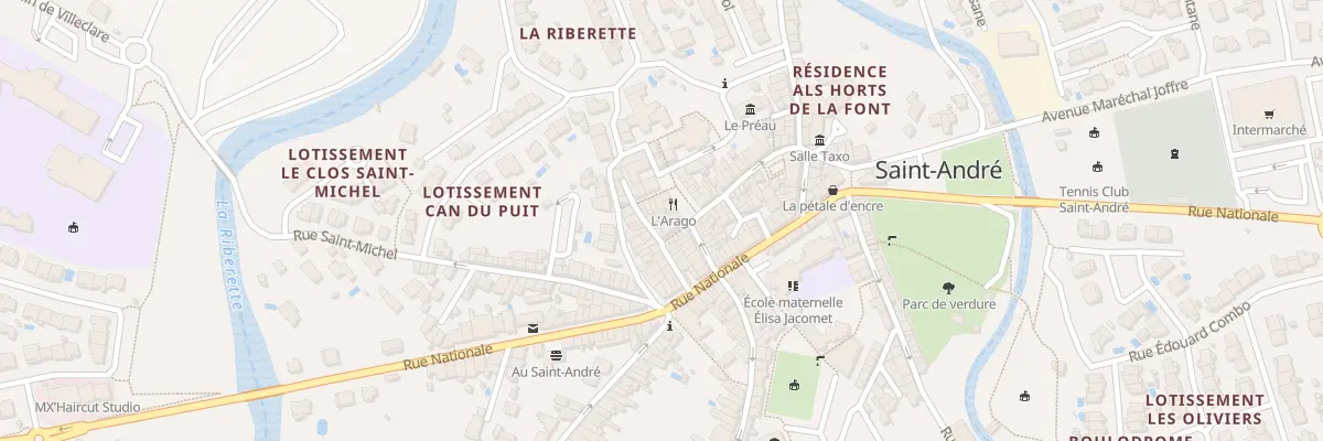 Plan du 5B Rue de la Paix à Saint-André