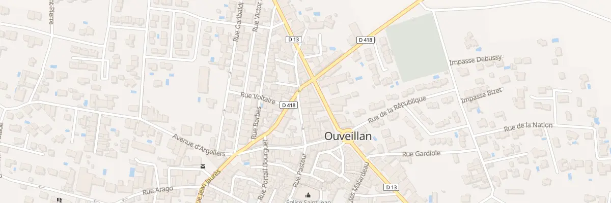Plan du 36 Rue Pasteur à Ouveillan