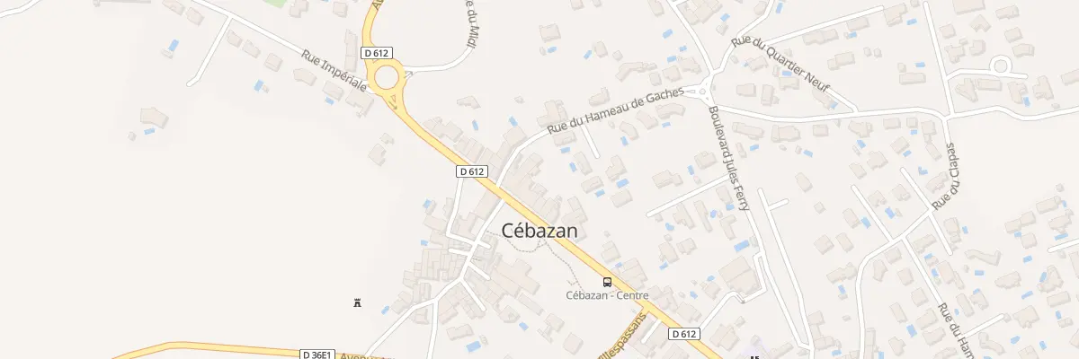 Plan du 5034 Rte Nationale 112 à Cébazan