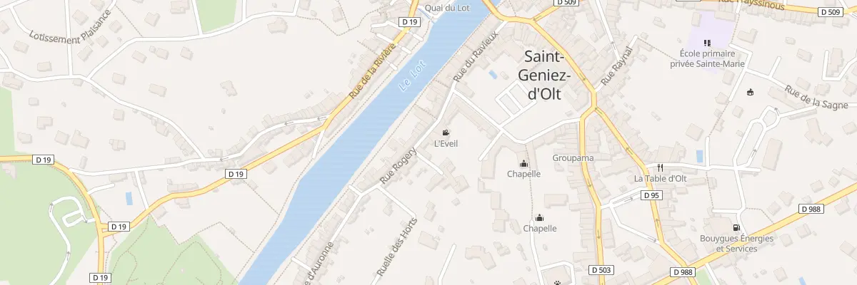 Plan du 23 Rue Rogery à Saint Geniez d’Olt et d’Aubrac