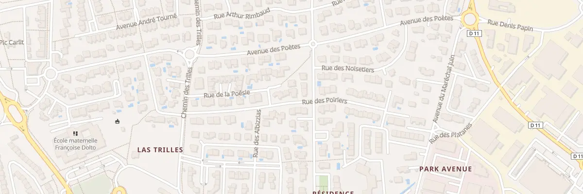 Plan du 21 Rue des Poiriers à Elne